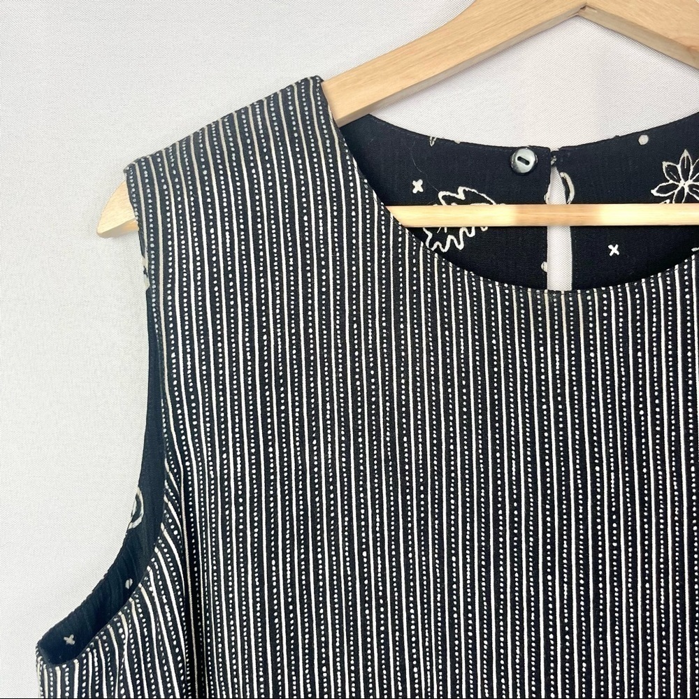 Pendleton Black & White Printed Reversible Tank T… - image 3